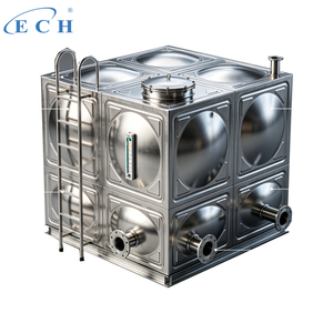 Tanque de agua modular de acero inoxidable